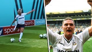 Jimmy Bullard Recreates  Gazzas LEGENDARY free kick against Arsenal [upl. by Nerrot]