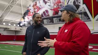 Wisconsin Football Introducing Coach Guiton [upl. by Noedig]