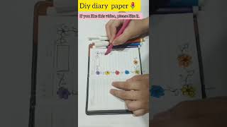 Diy My Paper diary Handmade craft video diy handmade craft shorts youtubeshorts diary [upl. by Xerxes]