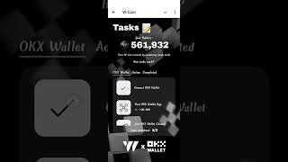 WCoin Update  WCoin Wallet Connect  OKX Wallet Connect  wcoin coin telegram wallet w [upl. by Reinaldos120]