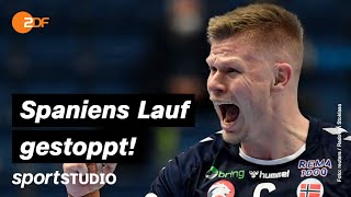 Spanien – Norwegen Highlights  HandballEM 2022  sportstudio [upl. by Anelrad283]