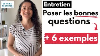 Comment poser de bonnes questions en entretien [upl. by Enirod]