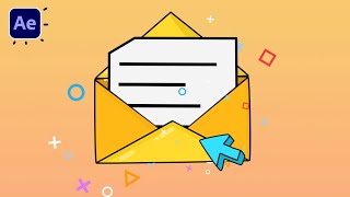 Business Mail Animation in After Effects Tutorials [upl. by Lleneg]