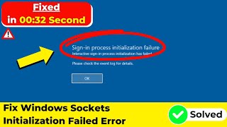 Fix Windows Sockets Initialization Failed Error Windows 10  2024 [upl. by Phillipp]