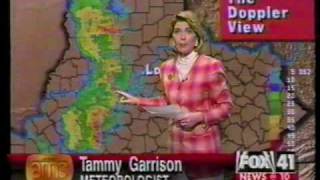 WDRBTV 1997 Tammy Garrison Tornado Warning cutins [upl. by Ecertal]