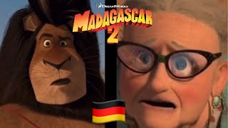 Madagascar Escape 2 Africa The A Nana Beats Up A Makunga Scene German [upl. by Hedges885]