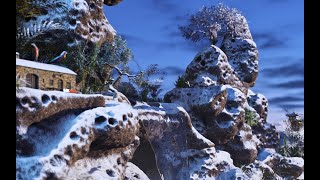 CGsorealCom Rockery Water and Waterfall D5 Render [upl. by Trebleda]