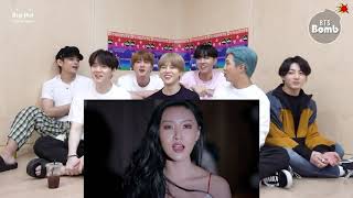 BTS reaction to Hwasa 화사TWIT MV [upl. by Atiuqrahs]