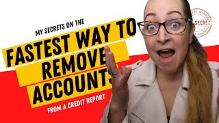 Remove Collections amp Charge Offs FAST From a Credit Report [upl. by Azitram55]