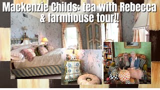 Mackenzie Childs Farmhouse Tour 2023  Artizans Craft Festival  Tea at Mackenzie Childs Farmhouse [upl. by Edmanda]