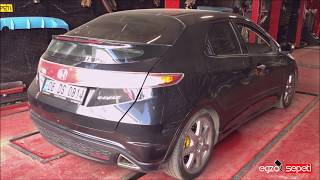 HONDA CIVIC 18 KUMANDALI VAREX EGZOZ SESİ [upl. by Anairuy]