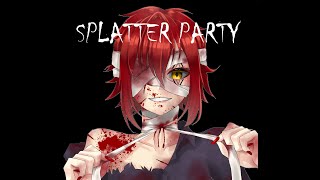 Hatsune Miku  Splatter Party Karaoke Vocaloid Camellia With Lyric [upl. by Deer730]