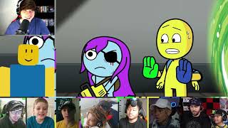 The DARKNESS Takes Over GAMETOONS Cartoon Animation REACTION MASHUP1789 [upl. by Riancho]