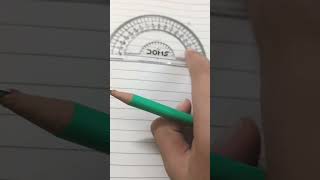 How to use a Protractor  D [upl. by Zahara]