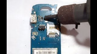 samsung e1200 b310 b313 charging short solution [upl. by Darby]