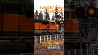 Two BNSF Trains Cruise Through Clear Creek California on the Beautiful Gateway Subdivision [upl. by Hakym]