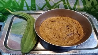 பீர்க்கங்காய் தொகையல்  Peerkangai Thogayal  Thogayal Recipes in Tamil [upl. by Deerc]