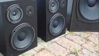 Speakers For Sale Kenwood Towers  Yamaha NSA636 Mint [upl. by Assirol]