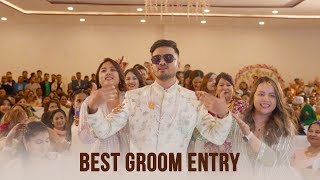 Best Surprise Groom Entry In Mehendi  Muslim Wedding [upl. by Eekcaj86]