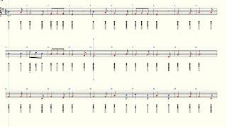 We Three Kings of Orient Are  Christmas  Tin Whistle  Play Along Tab Tutorial [upl. by Manus]