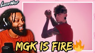 THIS IS WILD  mgk  El Pistolero Official Music Video  REACTION [upl. by Zasuwa]