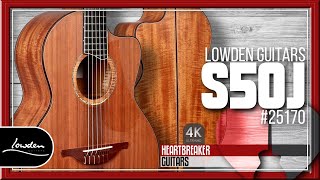 Lowden Guitars  S50J Nylon Jazz with Sinker Redwood over Mahogany  4K Video [upl. by Palgrave343]