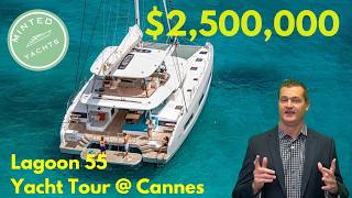 2500000 Yacht Tour 2025 Lagoon 55 Sailing Catamaran  Perfect for Caribbean YachtSpecDirectcom [upl. by Hgielek]