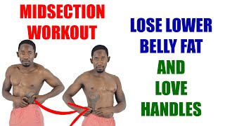 🔥20 Min Standing Midsection Workout  Lose Lower Belly Fat and Love Handles🔥 [upl. by Rusty124]