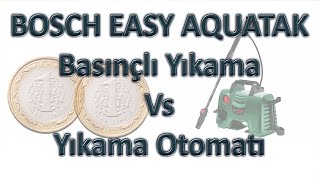 Bosch Easy Aquatak 110 Basınçlı Yıkama Alınır mı Akaryakıt İstasyonları Kendin Yıka ile Kıyaslama [upl. by Naggem240]