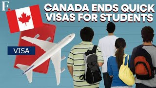 Canada Terminates Popular Student Visa Scheme Indian Pakistani Students Affected [upl. by Anala815]