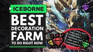 Monster Hunter World Iceborne  Best Decoration Farm You Should Be Doing Right Now [upl. by Annelg]