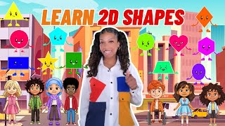 Shapes Song  Learning with Ms Houston  Kids Songs [upl. by Calvina]