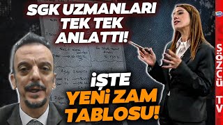 Memur ve Emekli Yeni Zam Tablosu SGK Uzmanları Tek Tek Hesapladı Kalem Kalem Maaşlar [upl. by Alexandra]