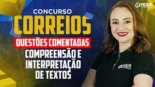 CONCURSO CORREIOS NÍVEL MÉDIO 2024 COMPREENSÃO E INTERPRETAÇÃO DE TEXTOS [upl. by Sverre]