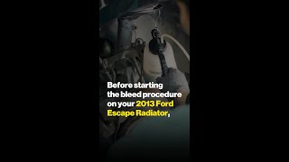 5 Steps To Bleed Your 2013 Ford Escape Radiator [upl. by Moht]