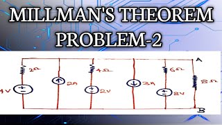 How to solve Millmans theorem problem problem 2 [upl. by Ahtebat]