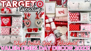 2023 TARGET DOLLAR SPOT VALENTINES DECOR 💕  Threshold Valentines Decor  Target Dollar Spot Finds [upl. by Nomad]