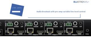 Product Feature  HMXL44KITV2  4x4 HDBaseT Matrix Kit [upl. by Pisarik746]