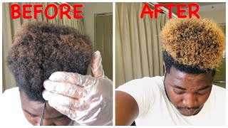 DIYHOW TO BLEACH MEN HAIR [upl. by Nwavahs]