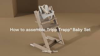 How to assemble the Tripp Trapp® Baby Set and Stokke® Harness [upl. by Valoniah824]