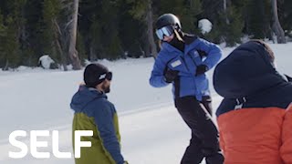 Look Out—These Surfers Have Never Tried To Snowboard [upl. by Aneem]