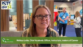 Melissa Loble Chief Academic Officer Instructure makers of Canvas [upl. by Zilef]