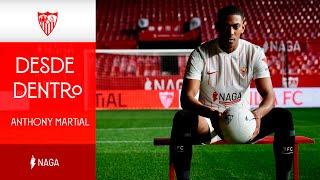 Las primeras 24 horas de Anthony Martial como sevillista [upl. by Yniatirb]