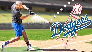 OffSeason Hitting Workout at Dodger Stadium  Mookie Betts [upl. by Payton973]