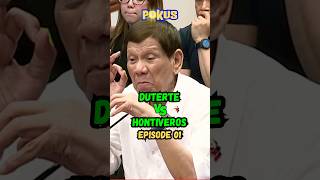 DUTERTE VS HONTIVEROS EPISODE 01 philippines congress hearings [upl. by Avlem]