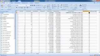 How to Format Date and Time Values in Access [upl. by Adiarf]