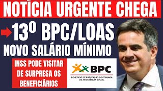 CHEGOU NOVO BOLETIM INSS BPCLOAS 13º NOVO REAJUSTE INSS PODE VISITAR A CASA DOS BENEFICIÁRIOS BPC [upl. by Eustacia]