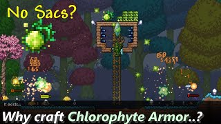 Chlorophyte Armor  Spore Sac in Terraria makes a surprising synergy [upl. by Derte43]