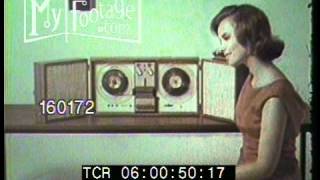 1966 Wollensak ReeltoReel Tape Recorder TV Commercial [upl. by Joab]