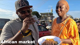 POPULAR STREET FOOD IN GHANA🇬🇭 [upl. by Frisse884]